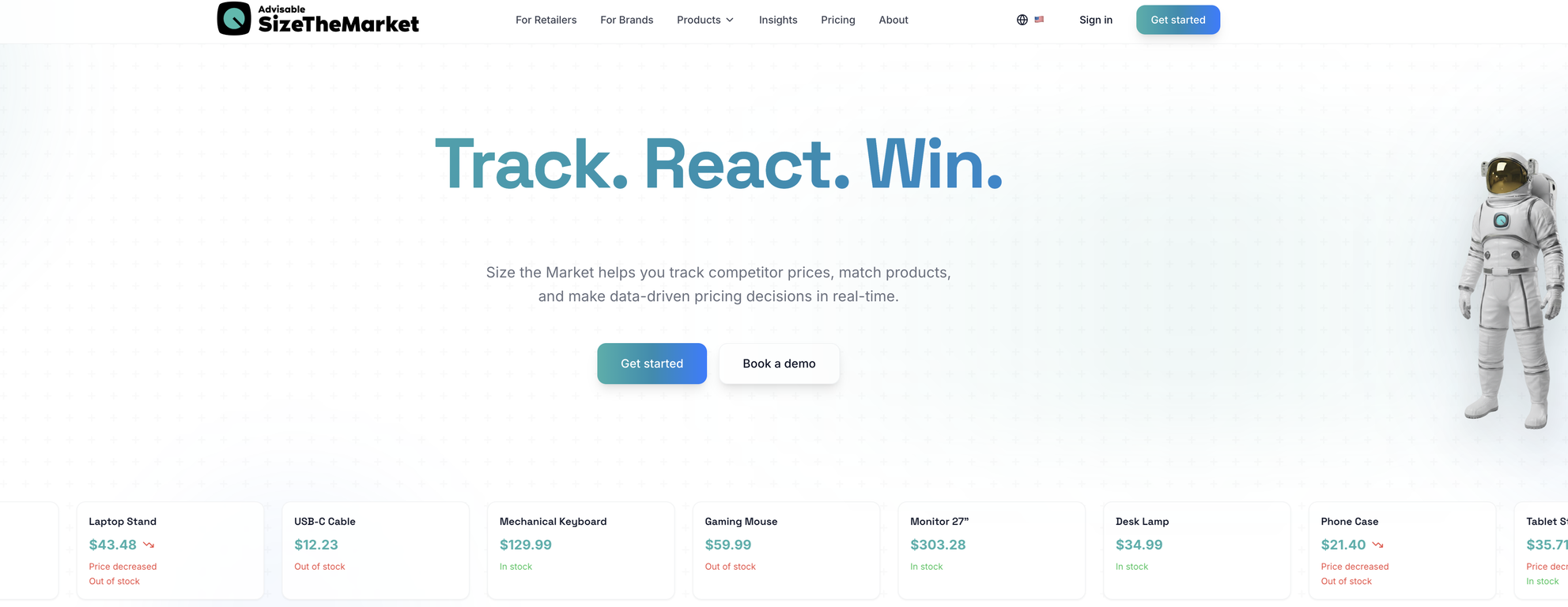 Size the Market website