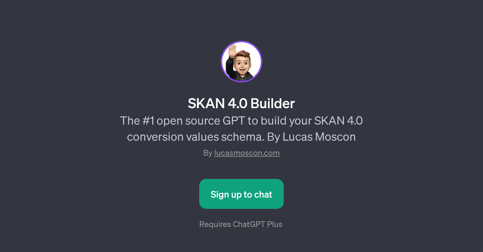 SKAN 4.0 Builder website