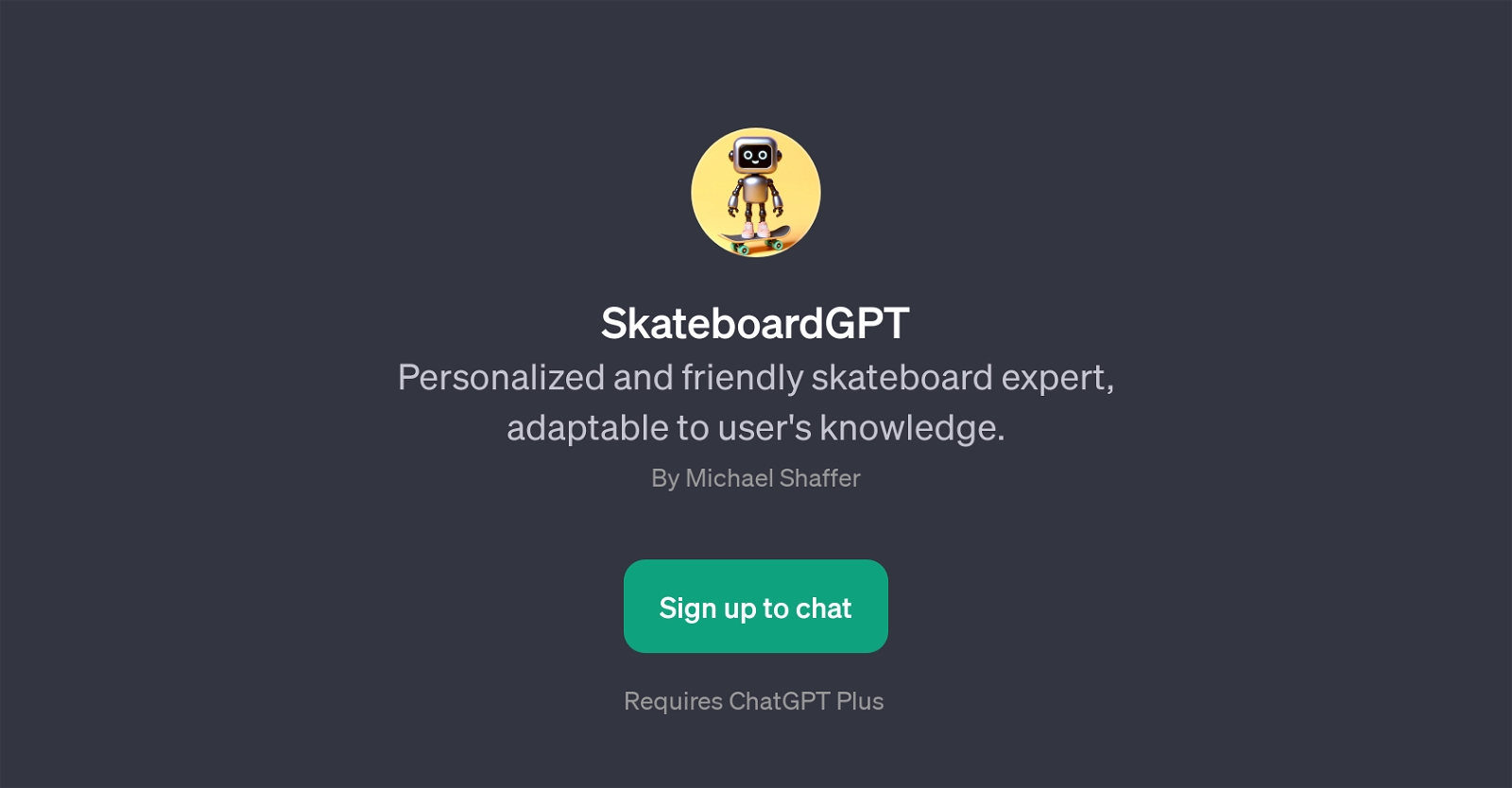 SkateboardGPT website