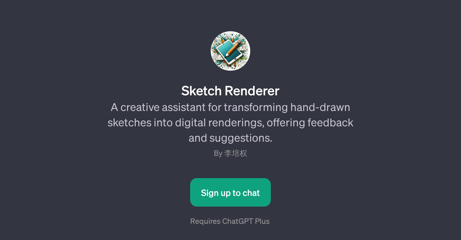 Sketch Renderer website