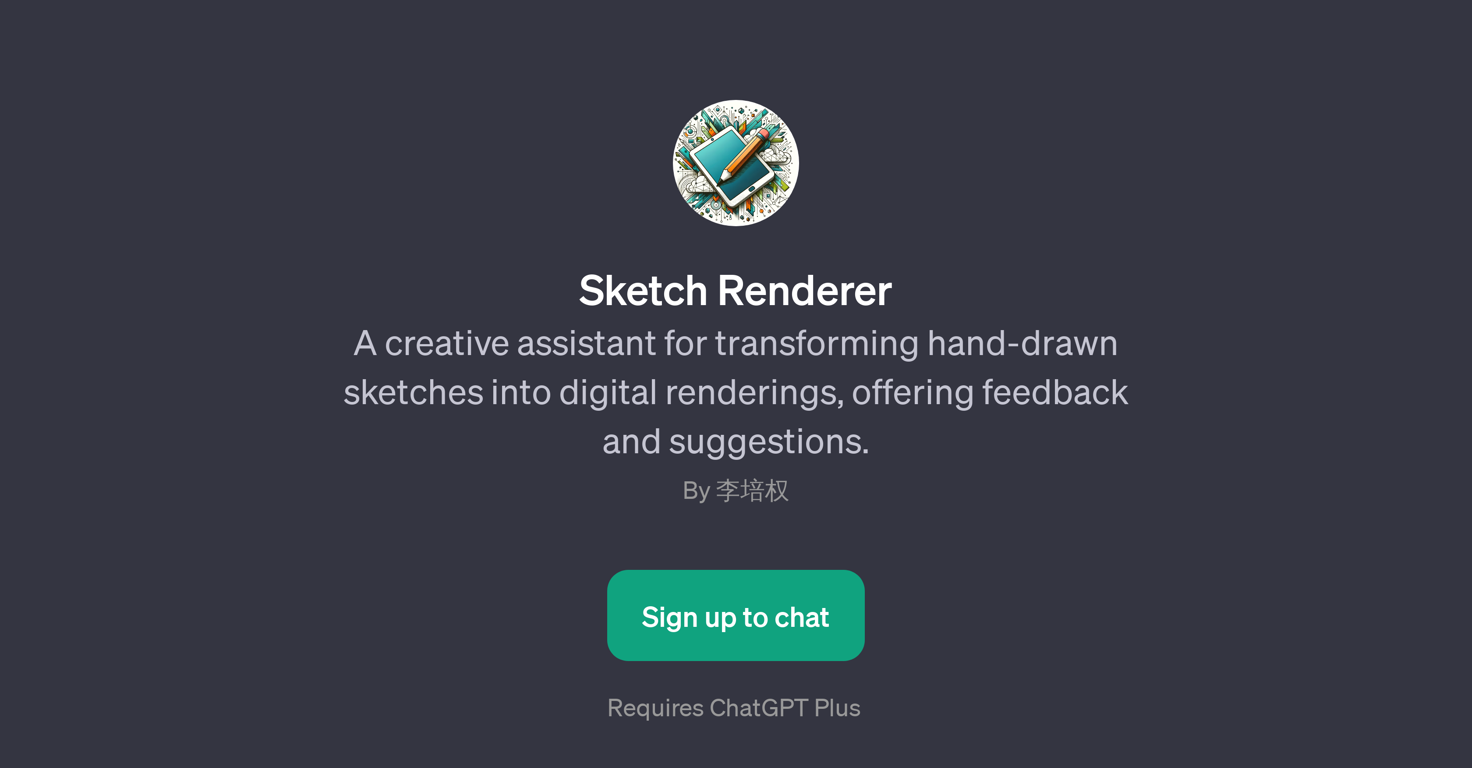 Sketch Renderer website