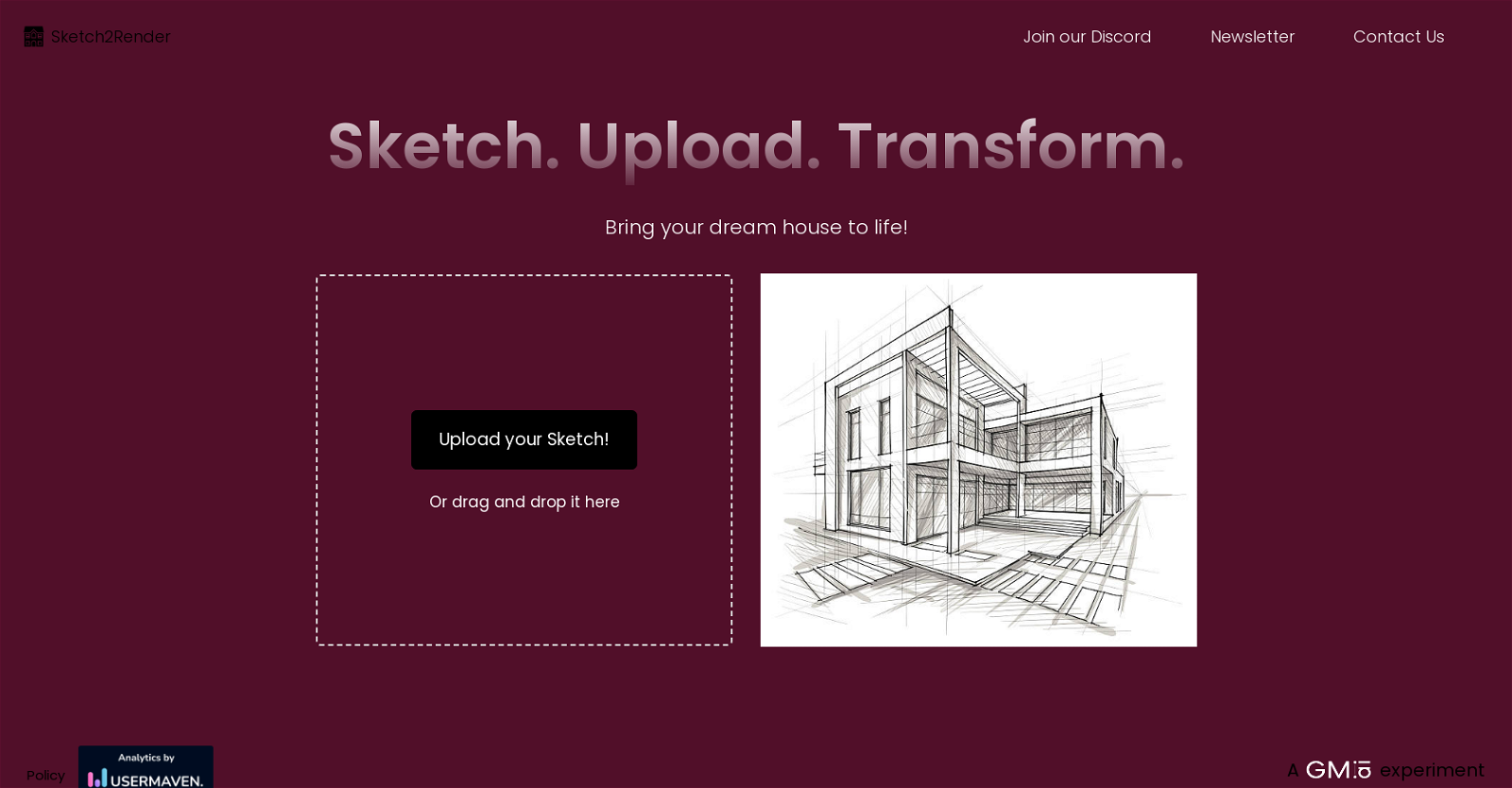 Sketch2Render website