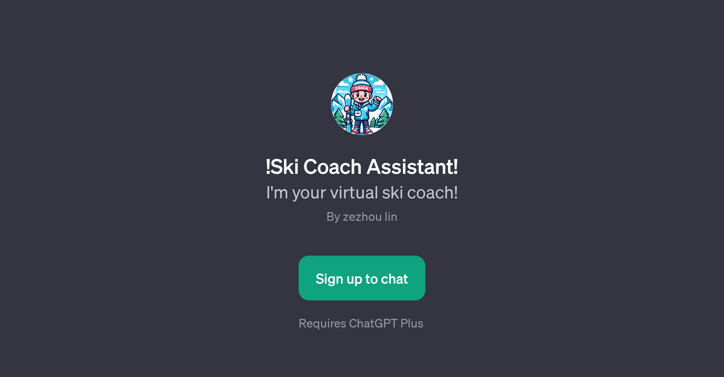 Ski Coach Assistant website