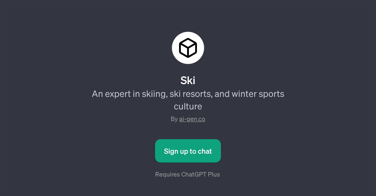 Ski website