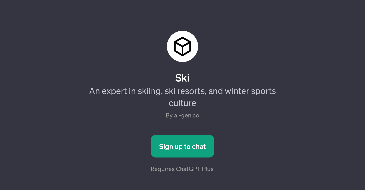 Ski website