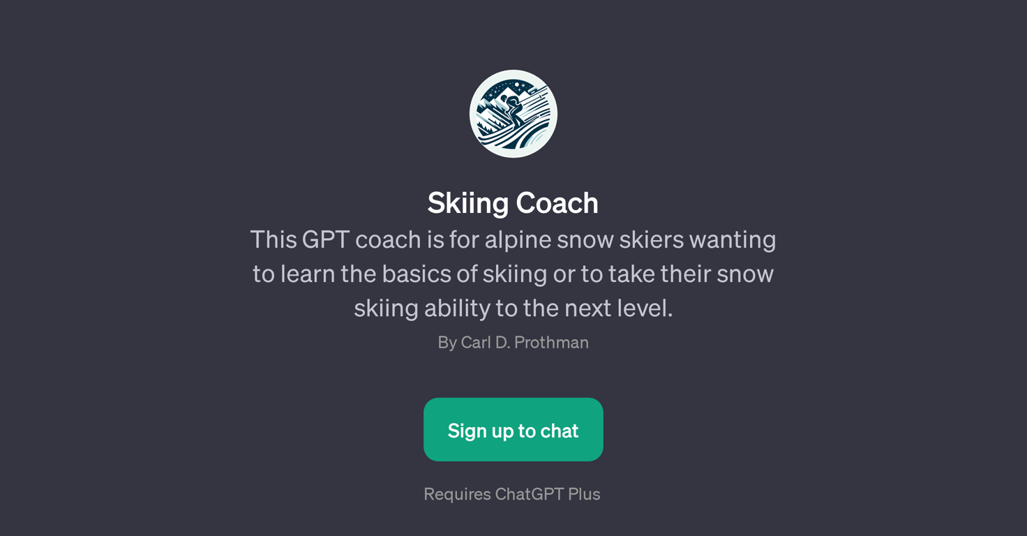 Skiing Coach website