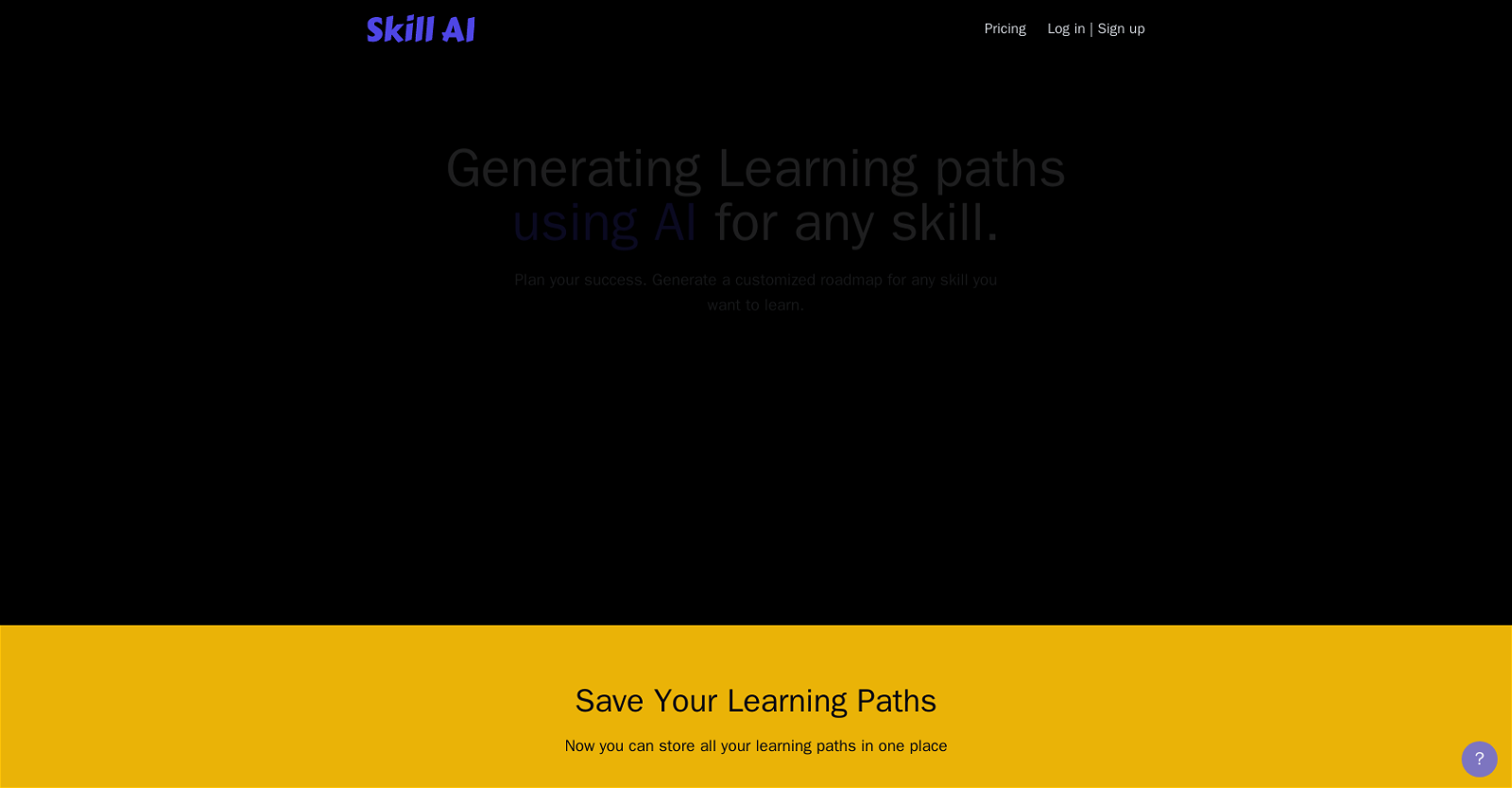 Skill AI website