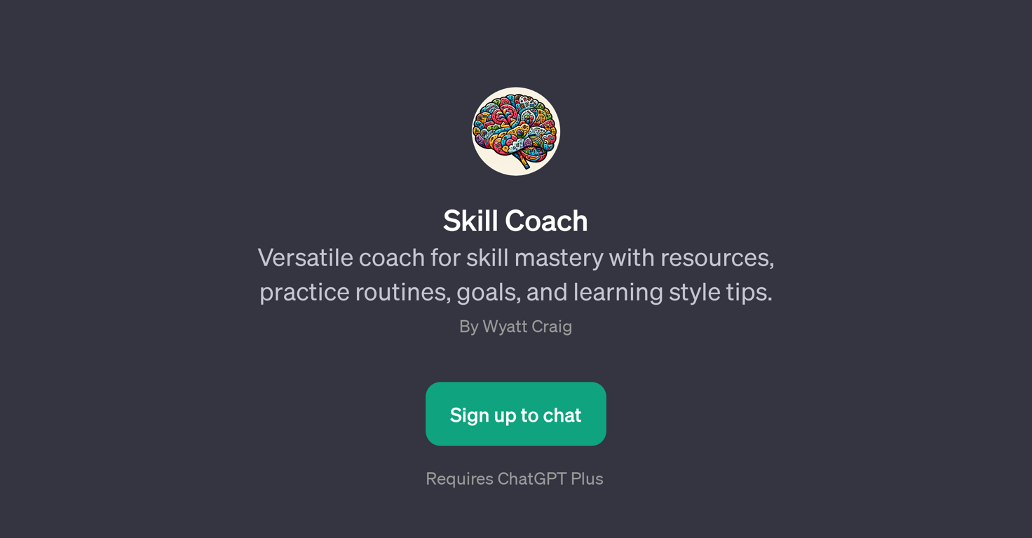 Skill Coach website