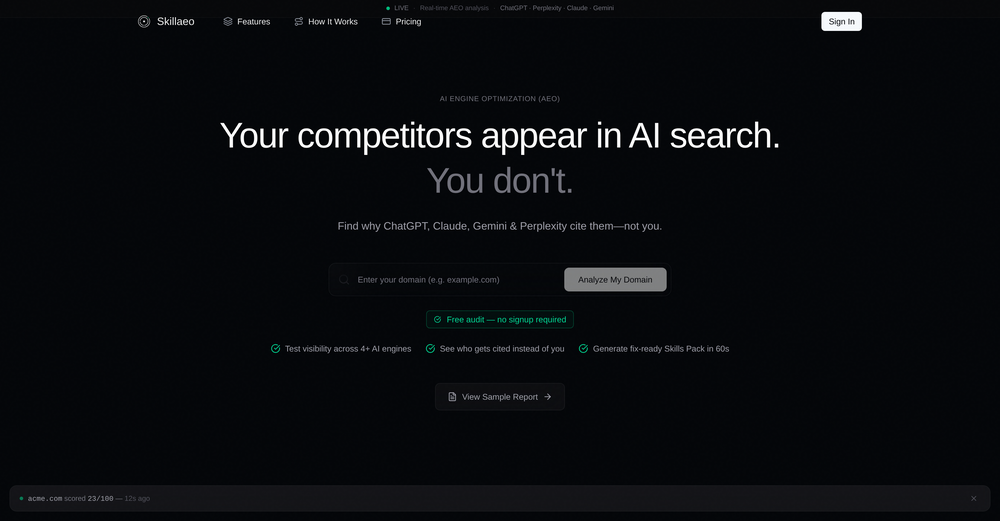 Skillaeo website