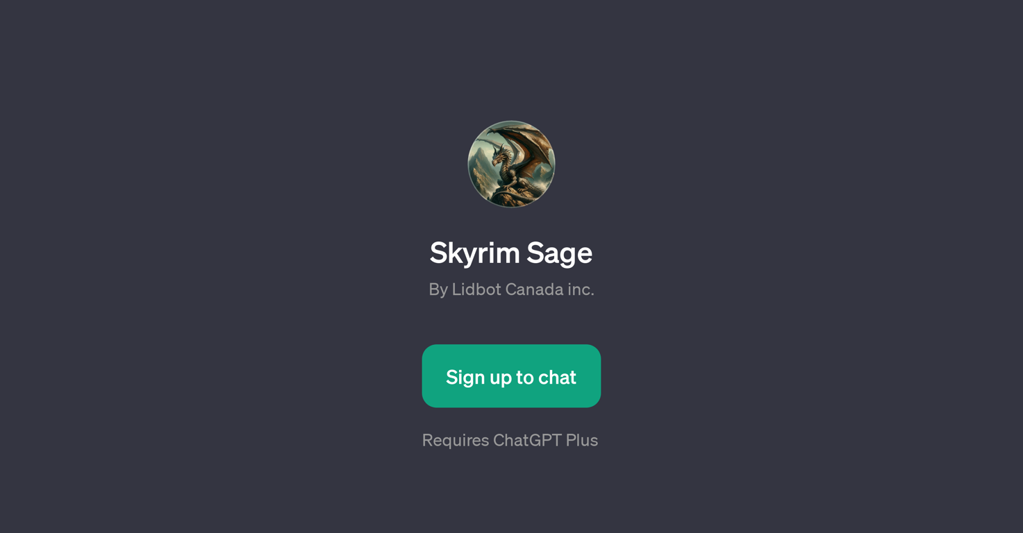 Skyrim Sage website
