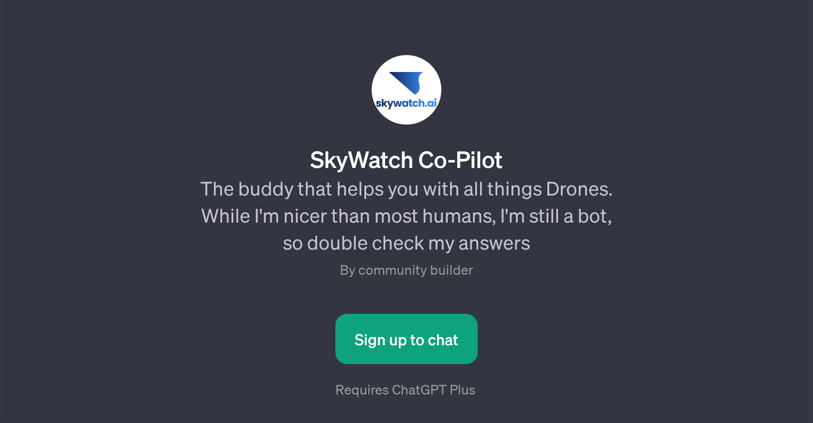 SkyWatch Co-Pilot website