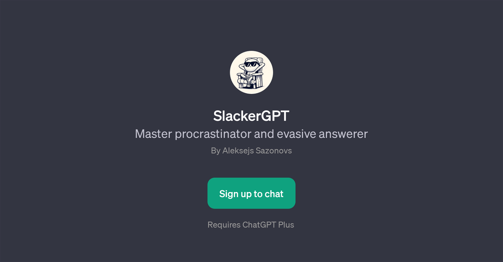 SlackerGPT website