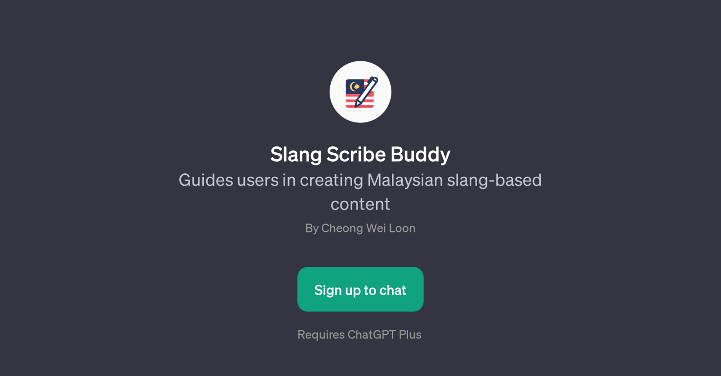 Slang Scribe Buddy website