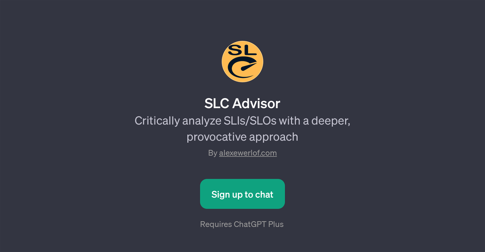 SLC Advisor website