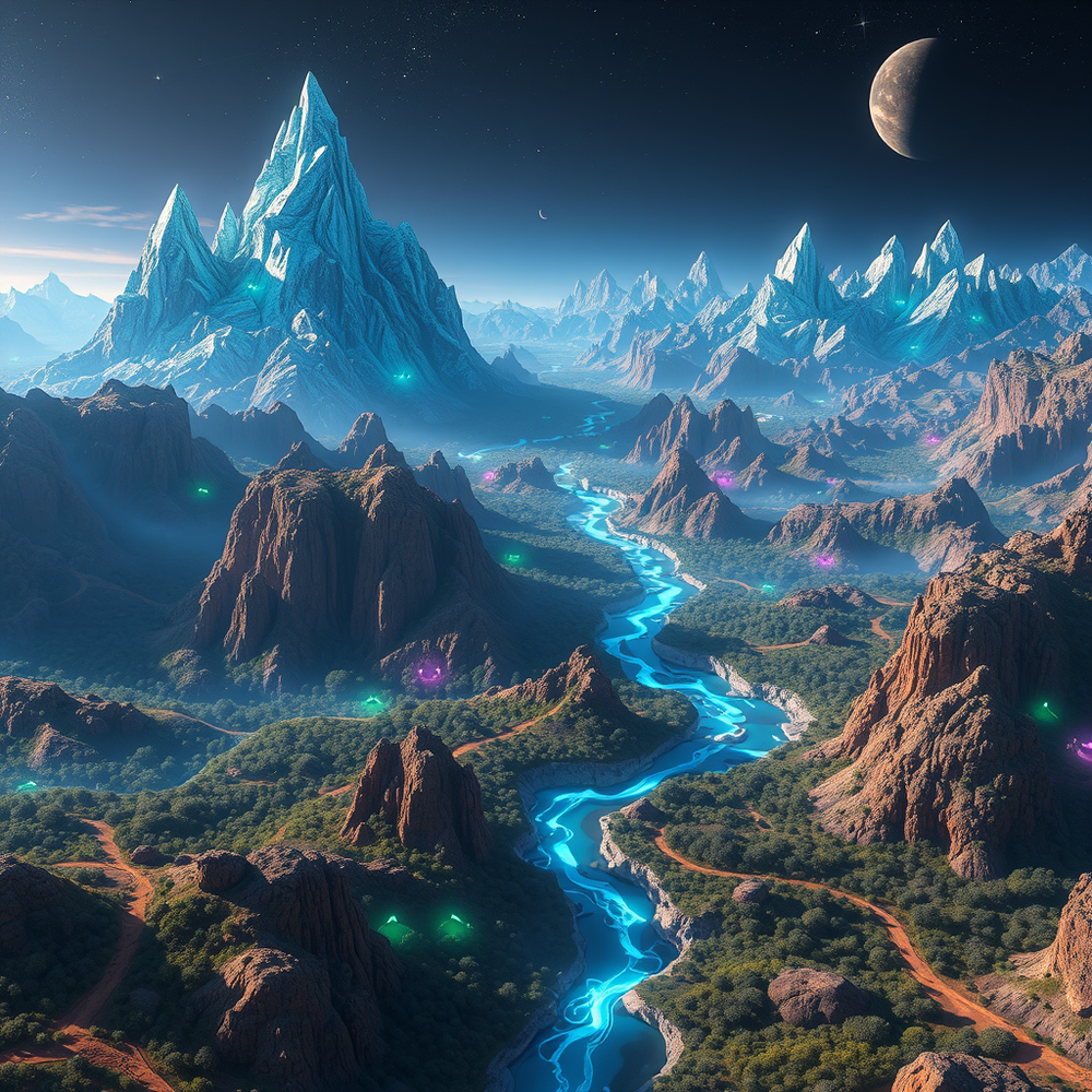 Sci Fi Map Generator website