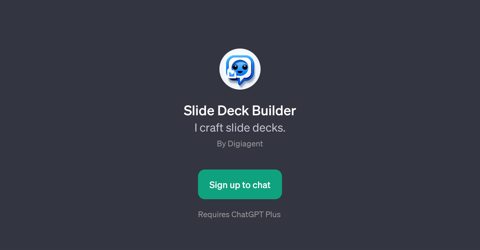 Slide Deck Builder website