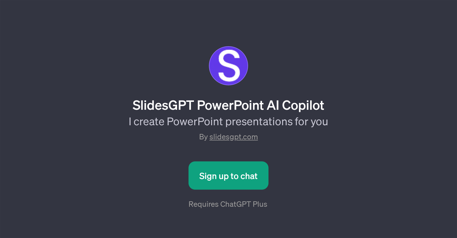 SlidesGPT PowerPoint AI Copilot website