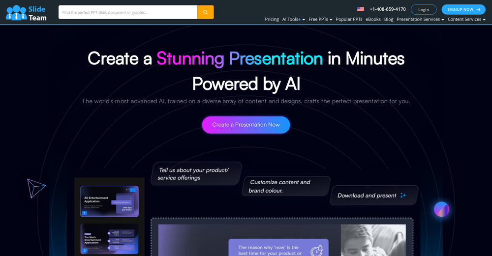 Slideteam - Presentation Maker website