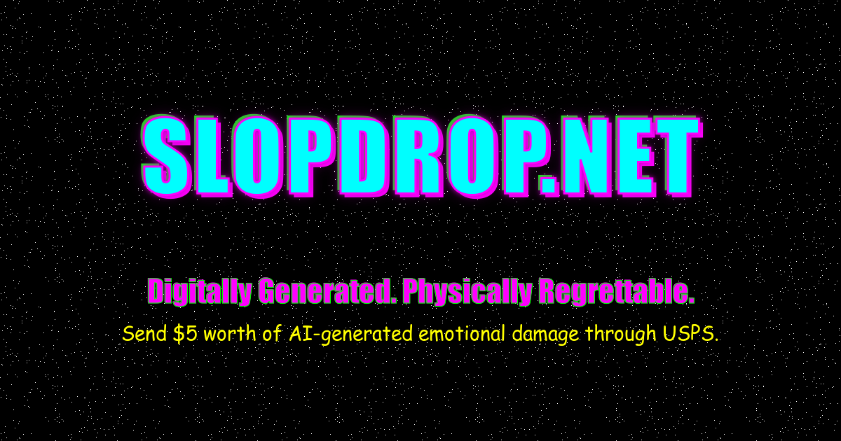 SLOPDROP.NET website