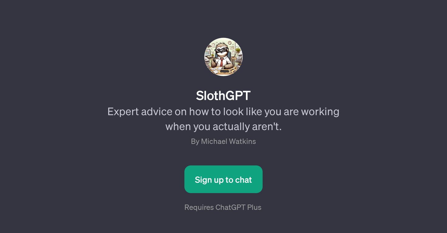 SlothGPT website