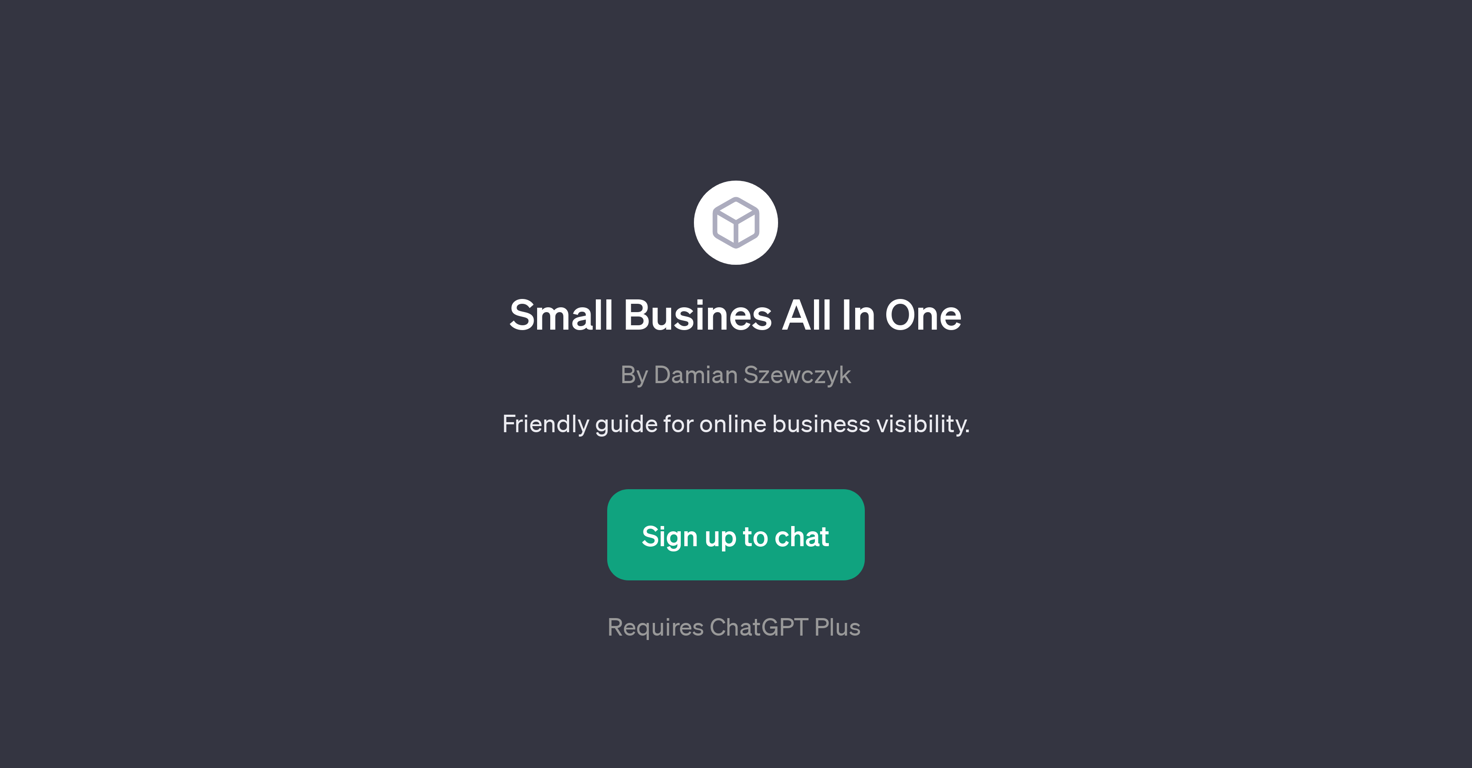 Small Busines All In One website