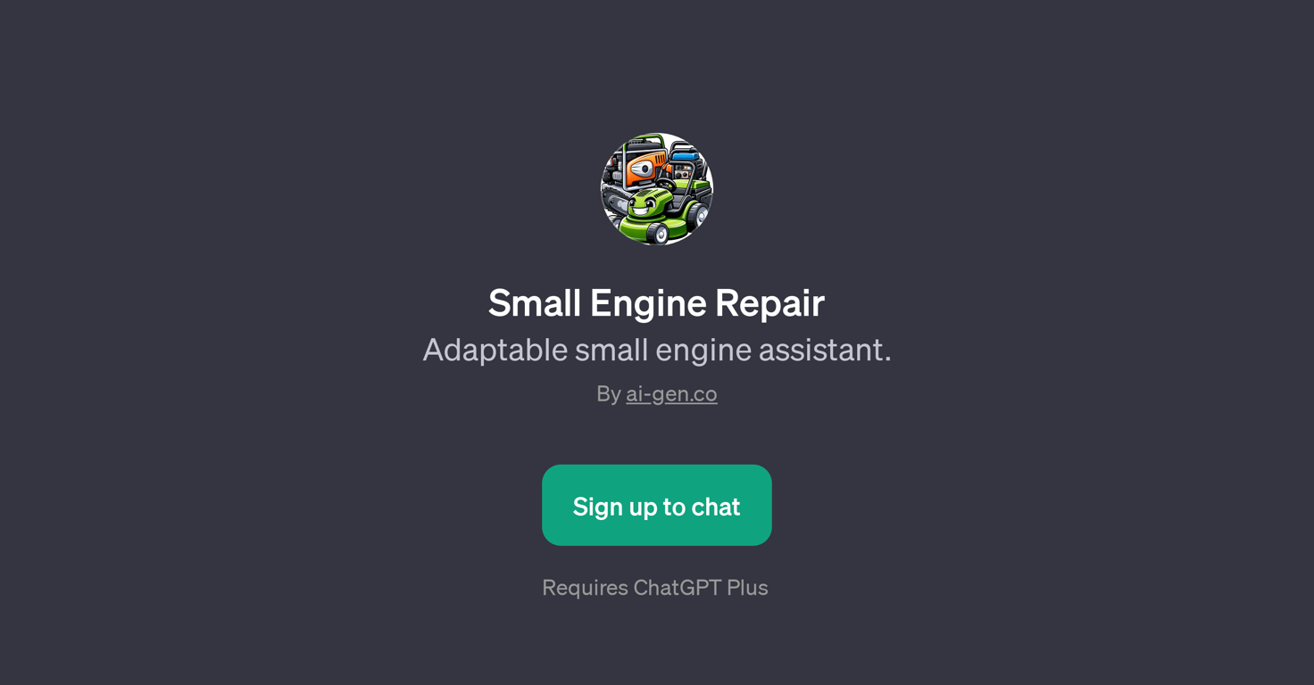 Small Engine Repair website