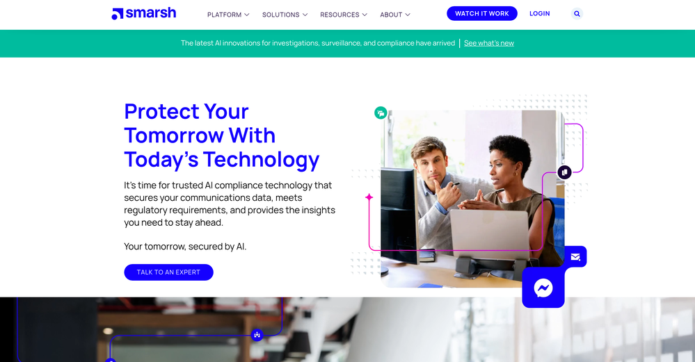 Smarsh website