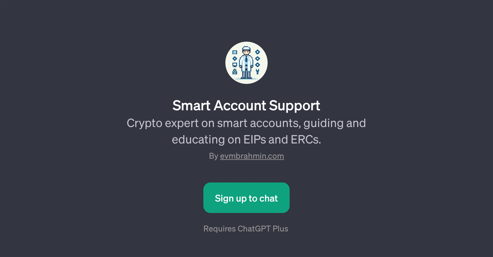 Smart Account Support GPT website
