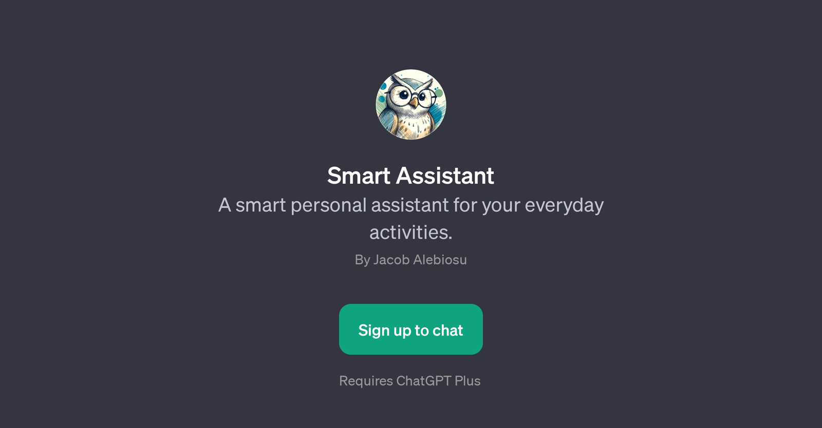 Smart Assistant website