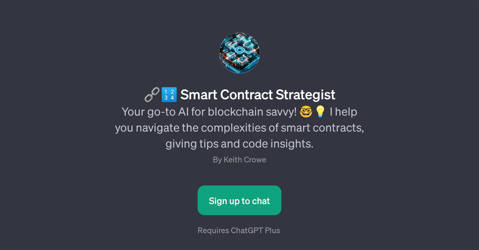 Smart Contract Strategist website