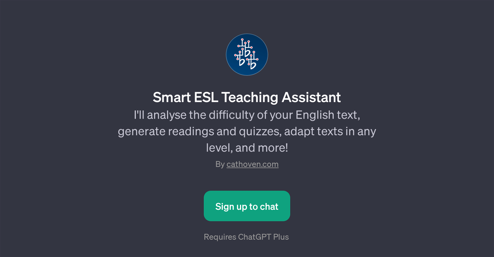 Smart ESL Teaching Assistant website