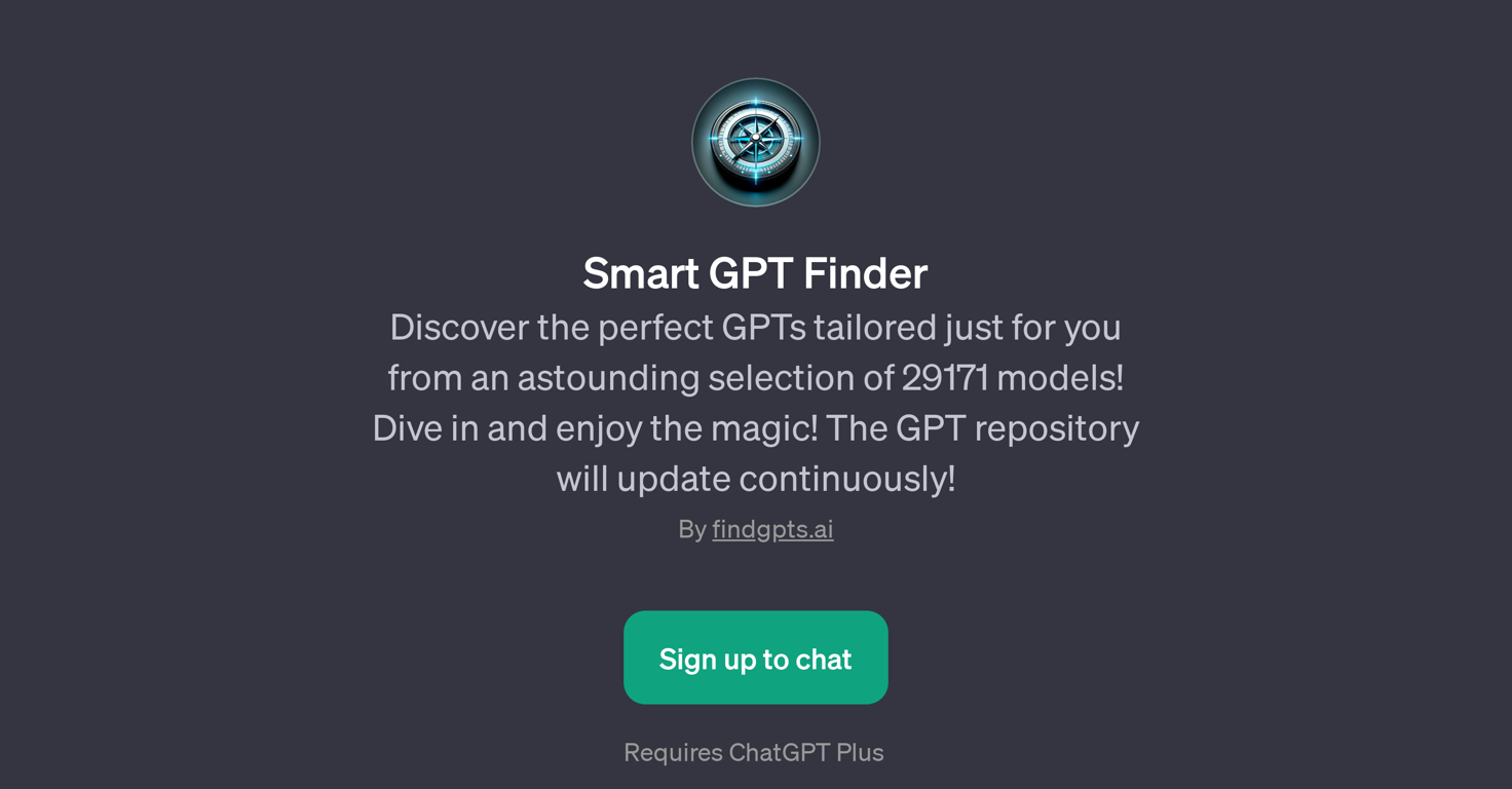 Smart GPT Finder website