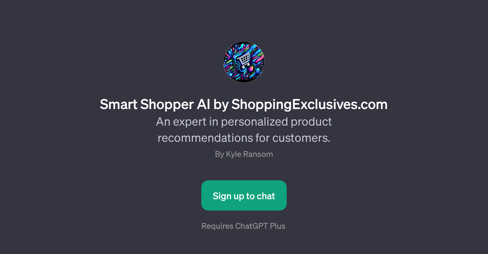 Smart Shopper AI by ShoppingExclusives.com website