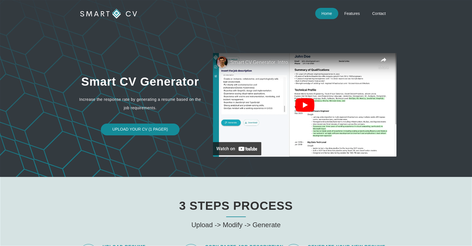 SmartCV website