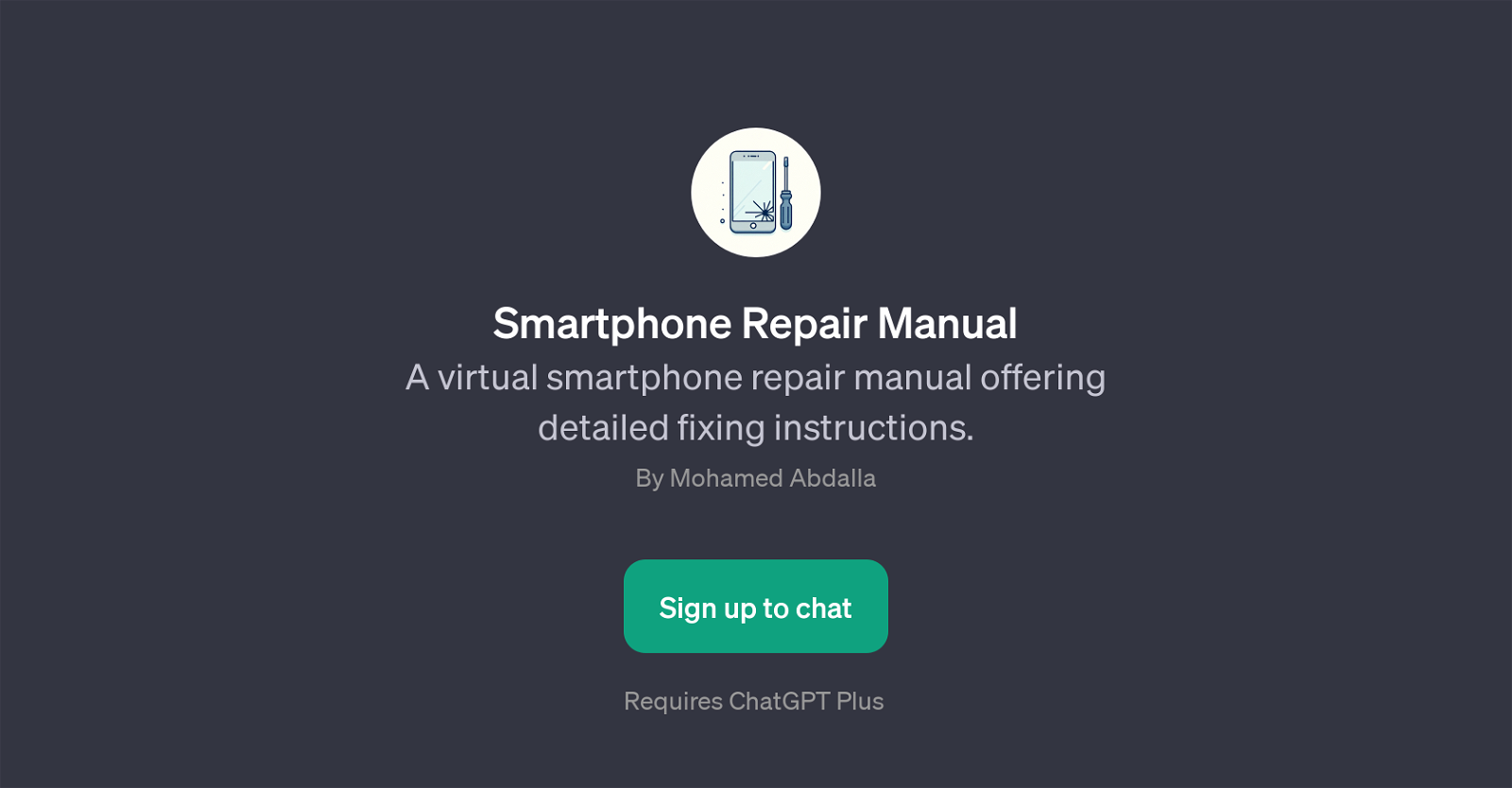 Smartphone Repair Manual website