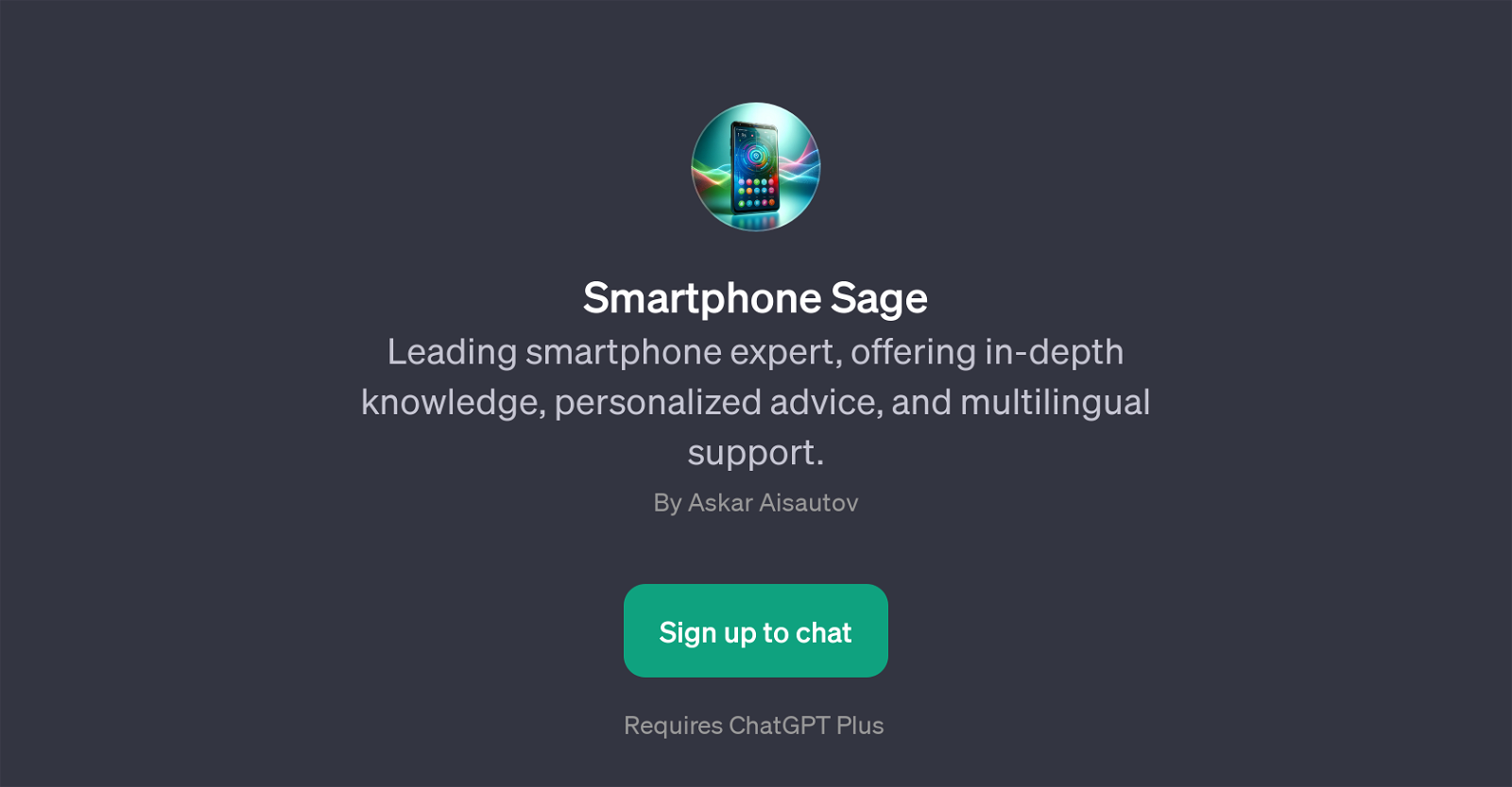 Smartphone Sage website