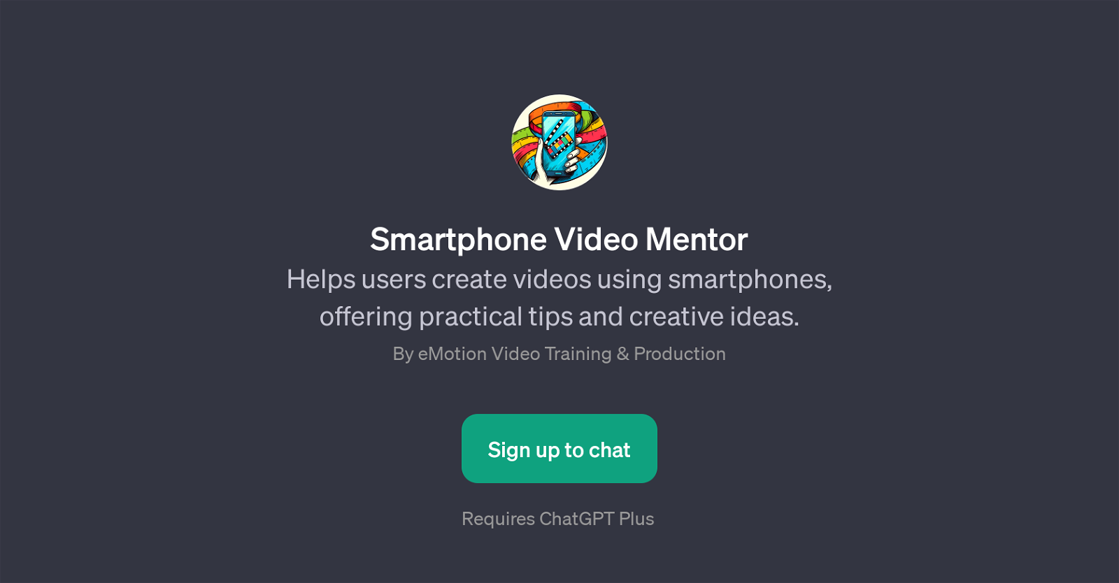 Smartphone Video Mentor website