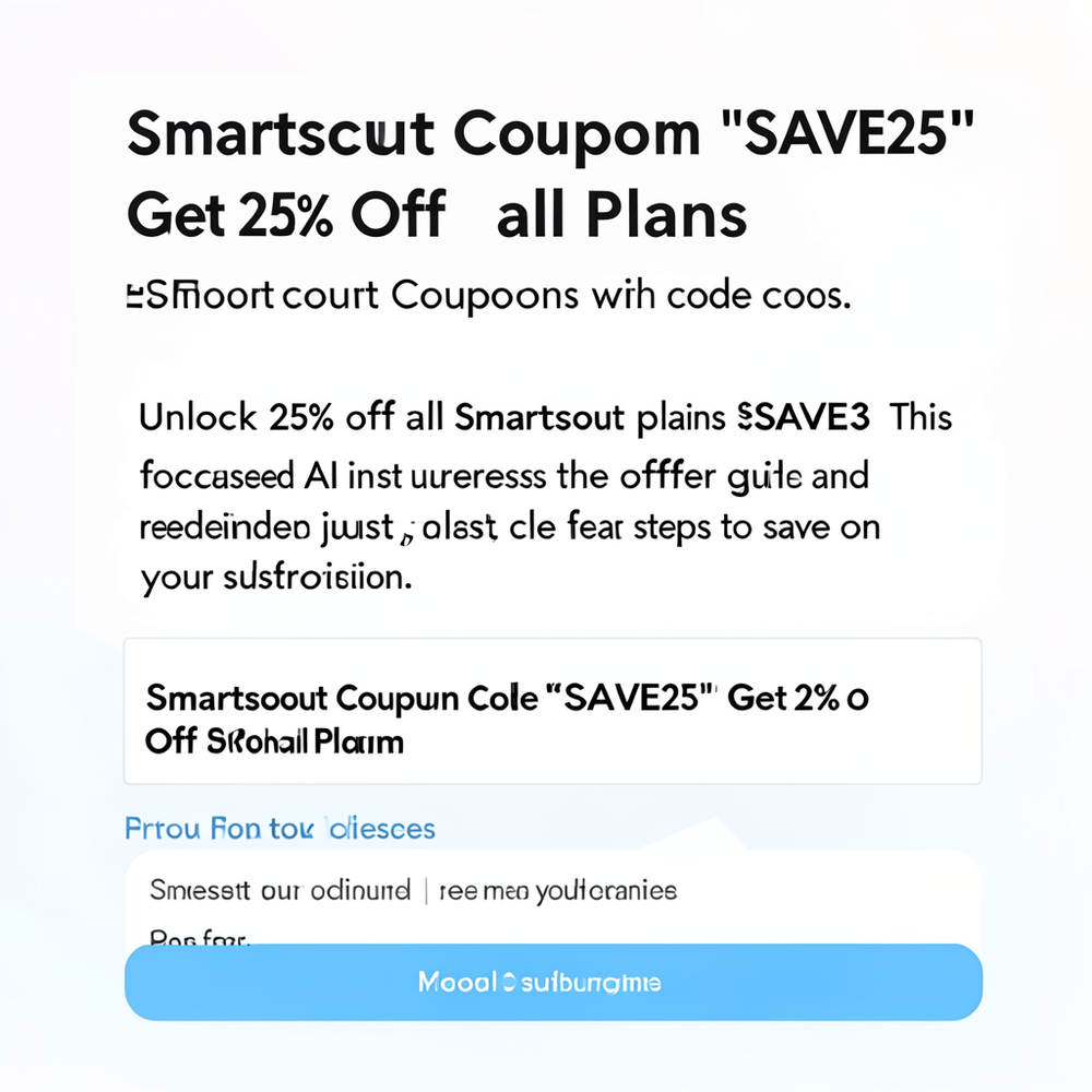 Smartscout Coupon Code “SAVE25” Get 25% Off On all Plans website