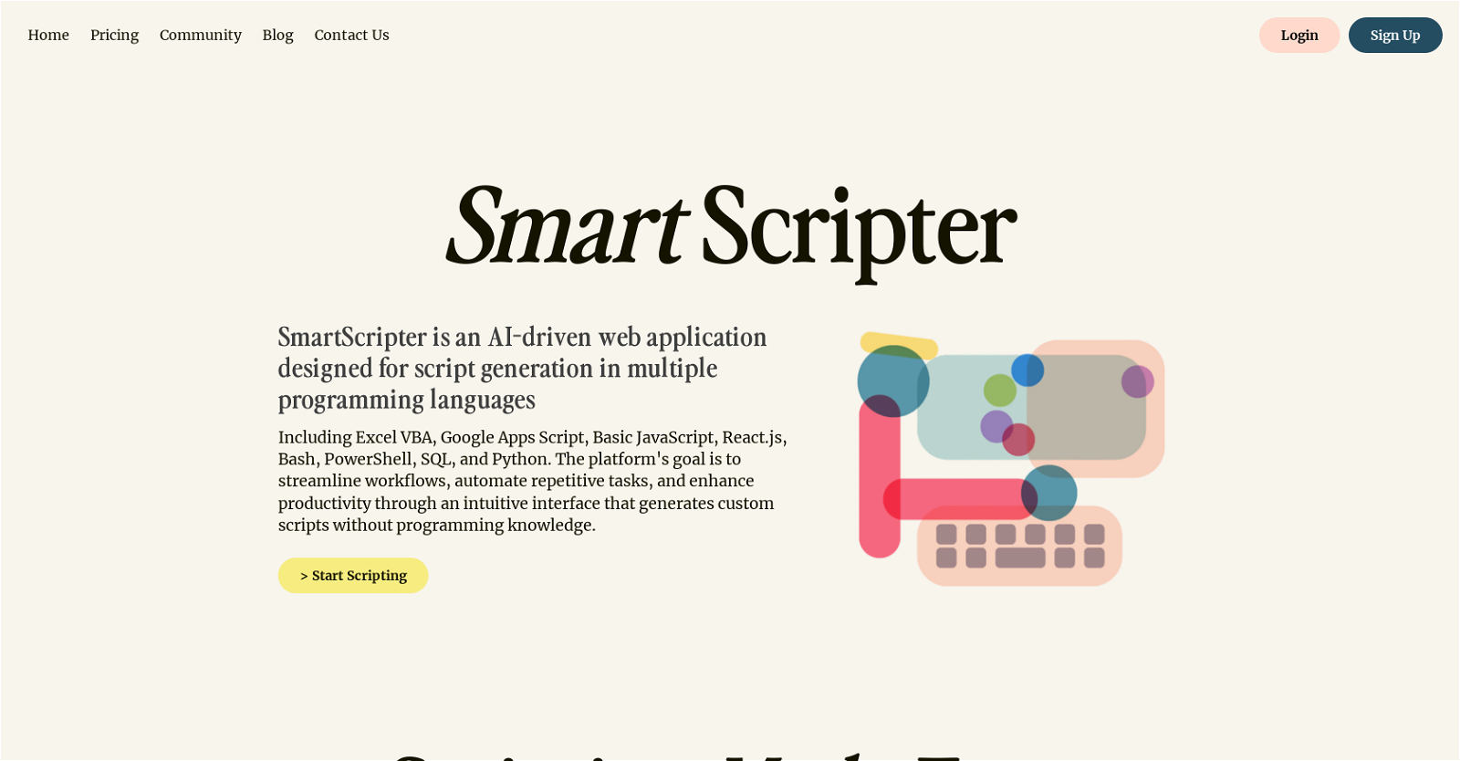 SmartScripter website