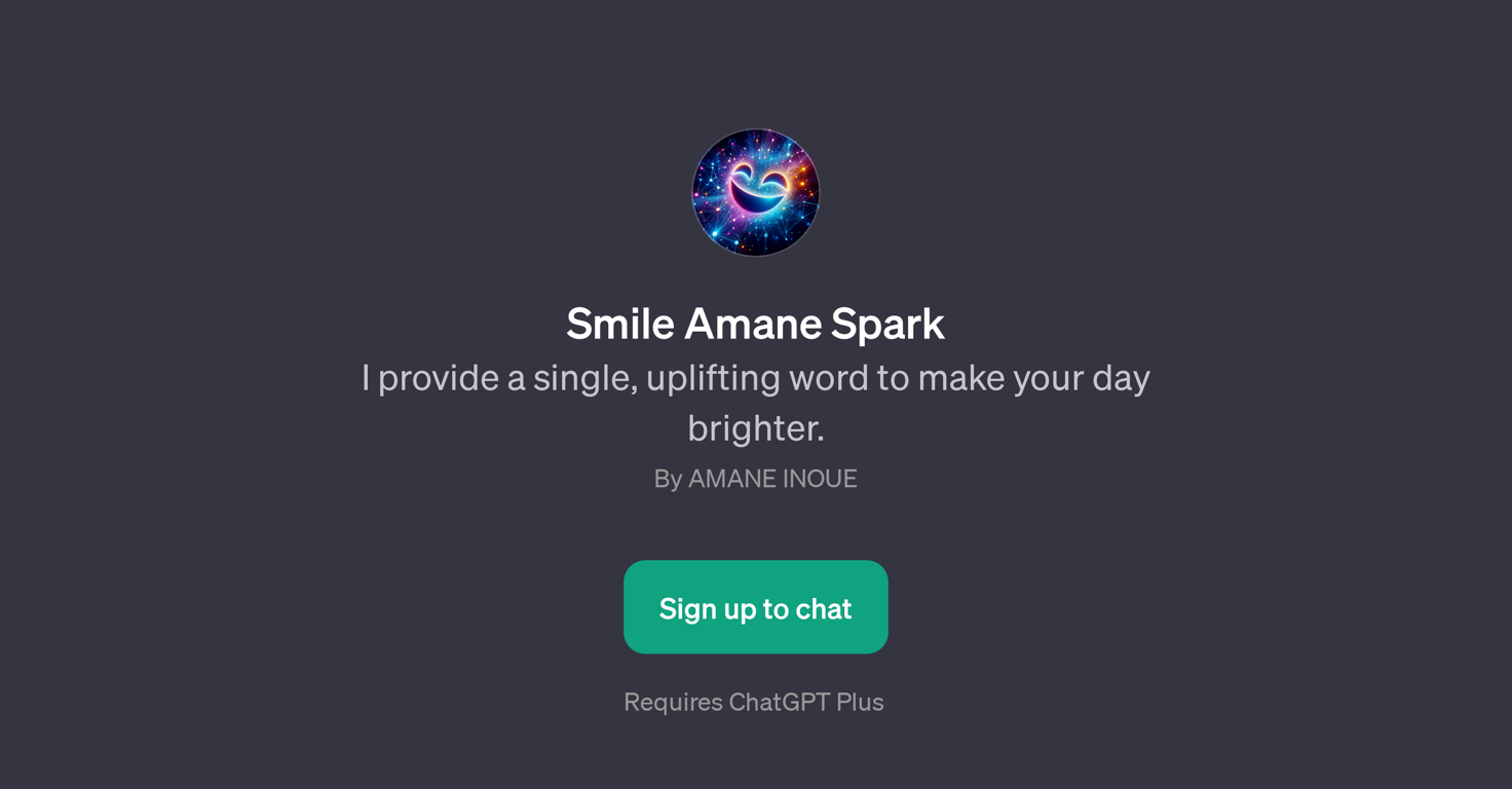 Smile Amane Spark website