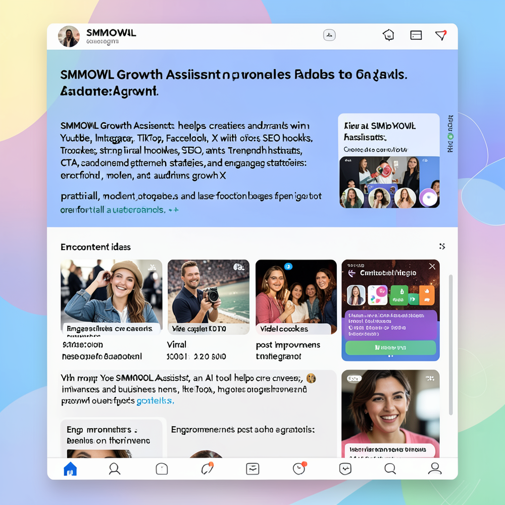SMMOWL Growth Assistant website