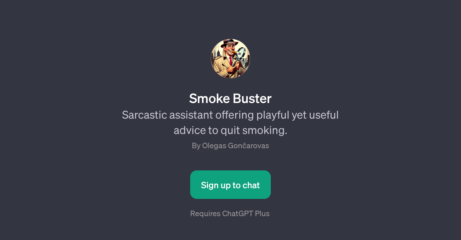 Smoke Buster website
