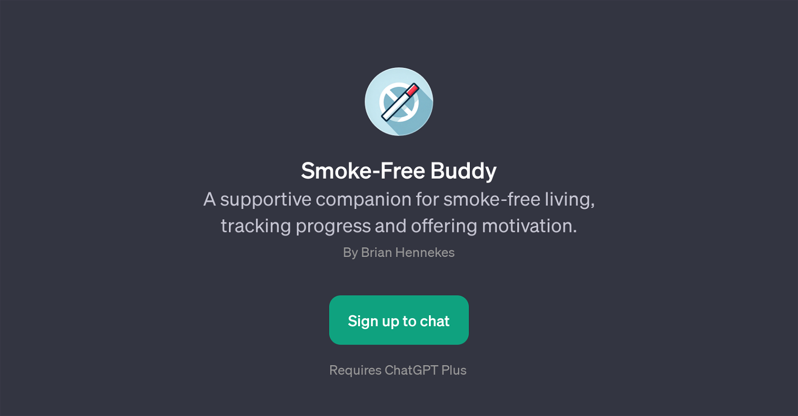 Smoke-Free Buddy website