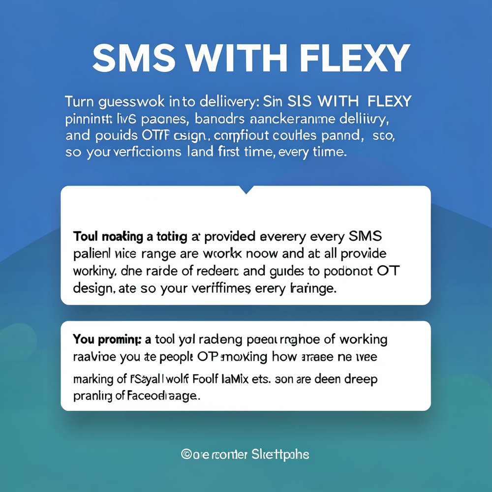 SMS WITH FLEXY website