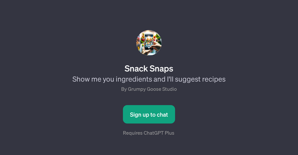 Snack Snaps website