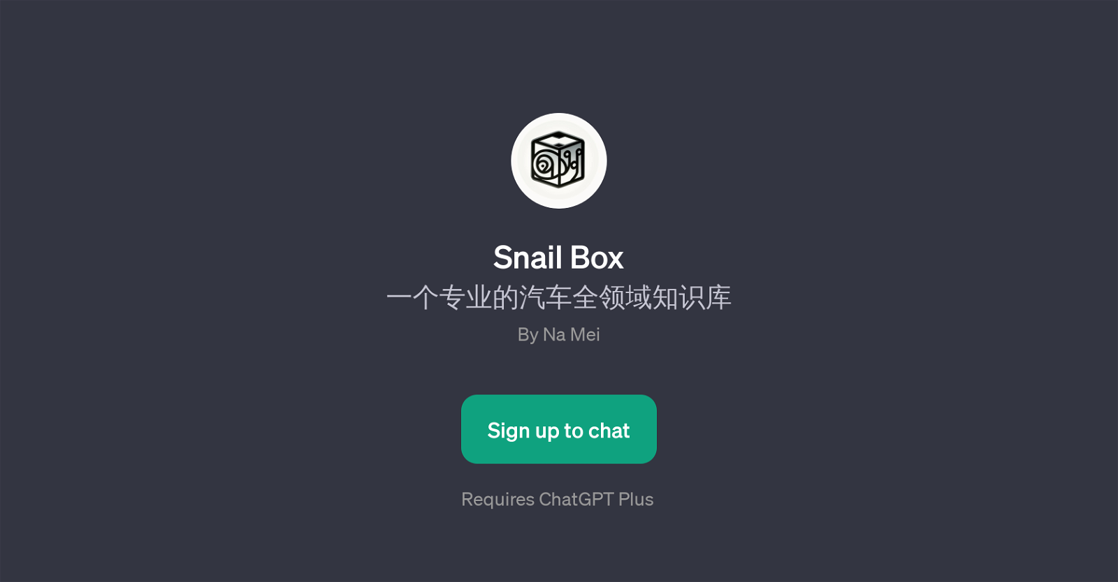 Snail Box website