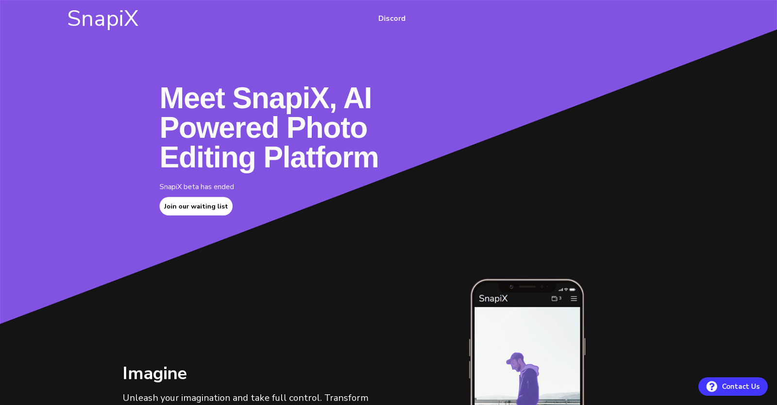 SnapiX website