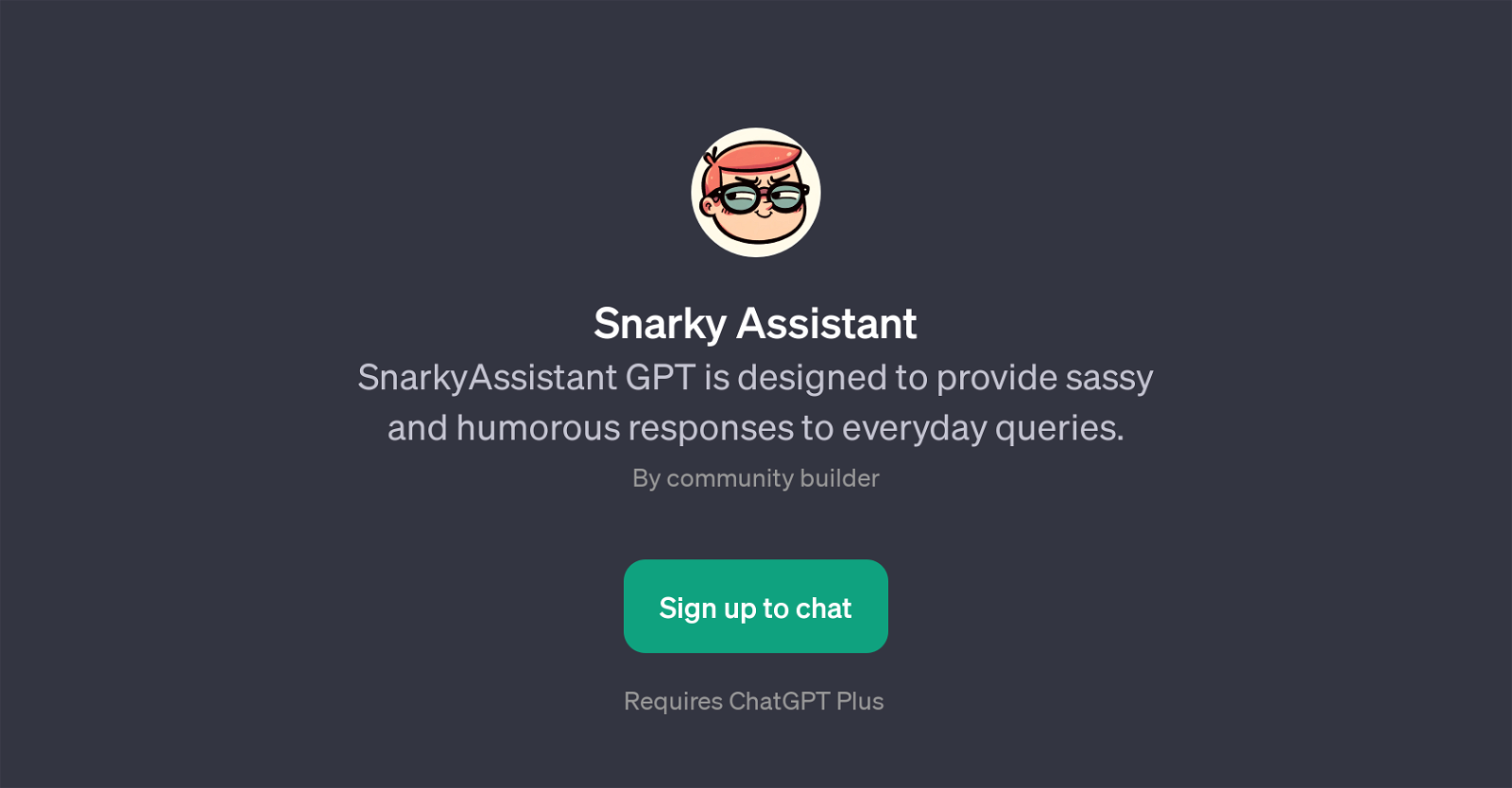 Snarky Assistant website