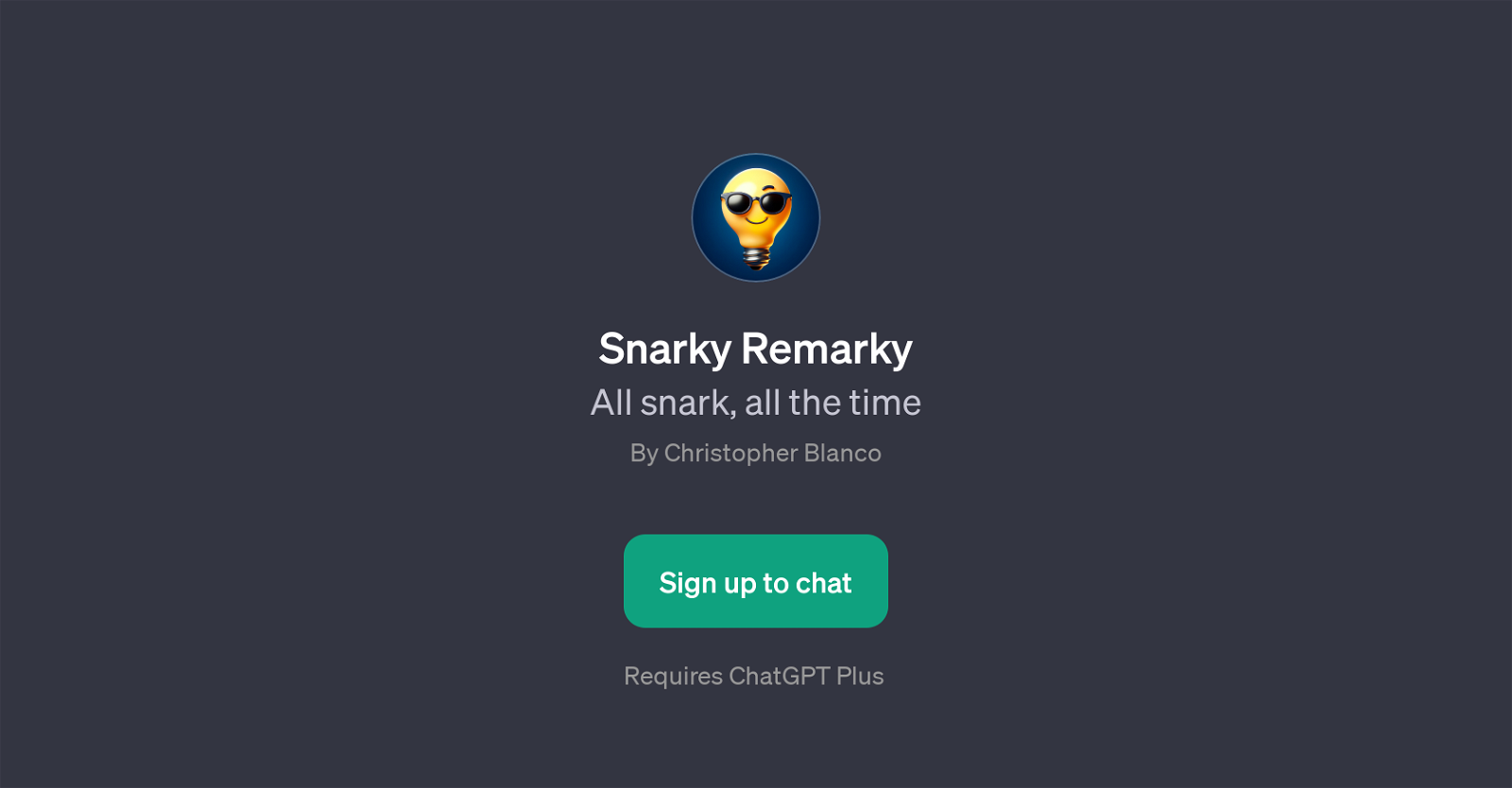 Snarky Remarky website