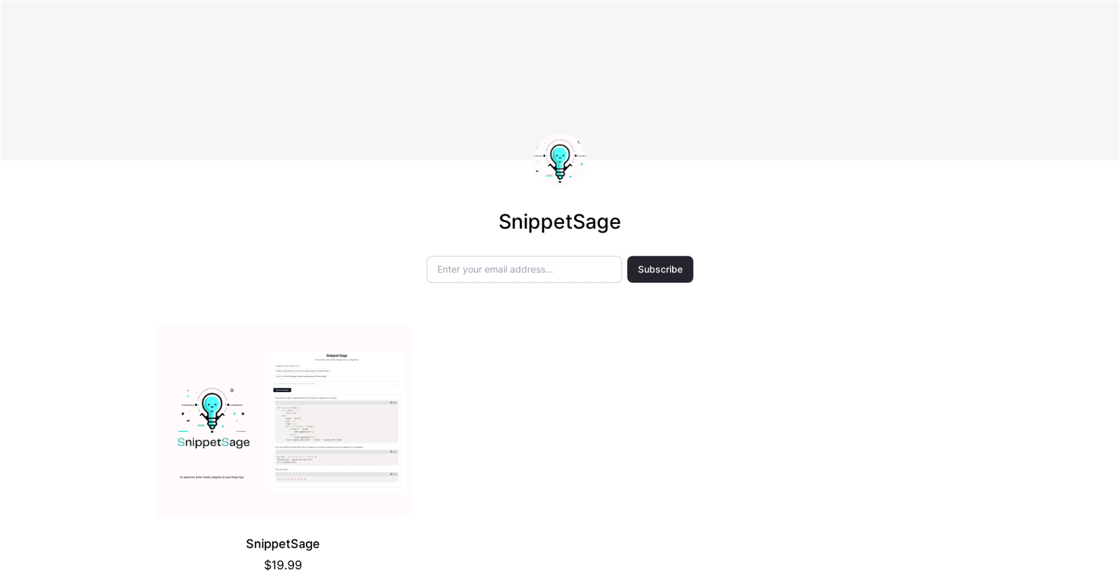 SnippetSage website